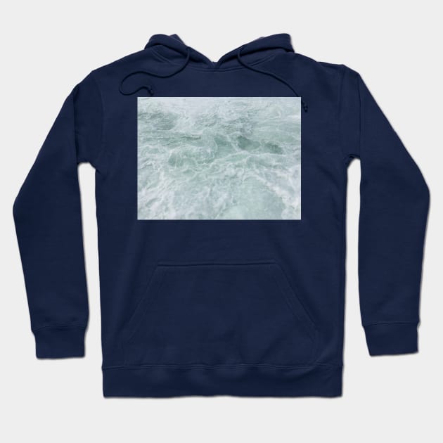 Turquoise Water Swirl Hoodie by KaSaPo